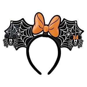 Loungefly Mickey & Minnie Mouse Spider Ear Headband 🧡